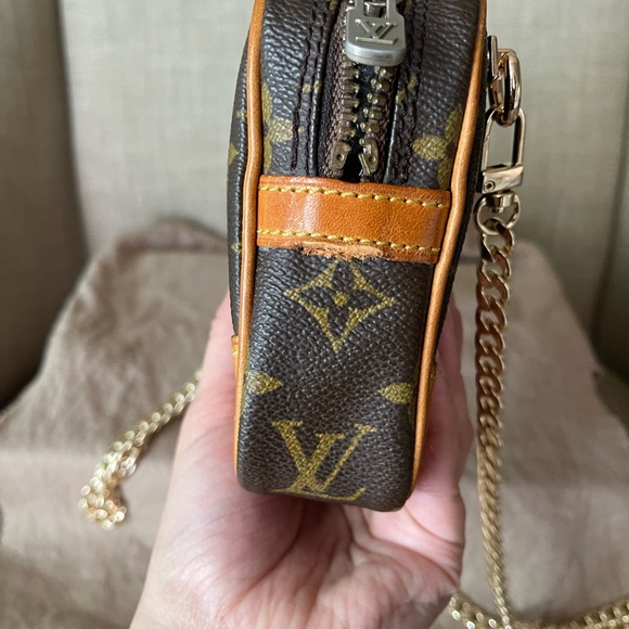 Authentic Louis Vuitton monogram vintage crossbody bag (Q041) - Picture 3 of 16